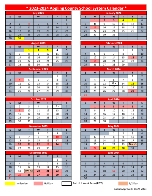 Appling County School Calendar 2024 Dacie Dorothy
