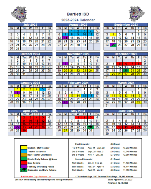 News & Announcements - Bartlett ISD