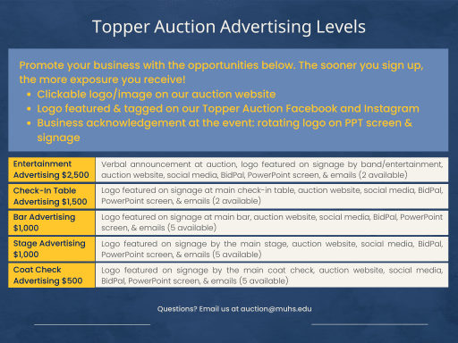 Topper Auction - Marquette University High School