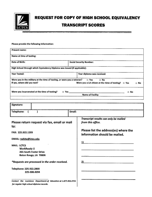 Replace Lost Ged Certificate Replacement Diplomas, Transcripts,