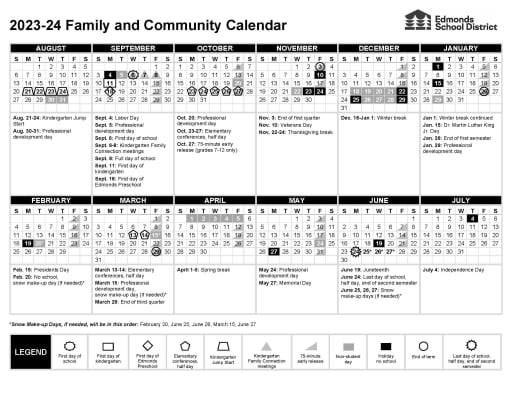 Calendars and Family Handbook - Edmonds School District Calendars and Family Handbook - Edmonds School District