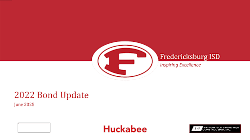 2022 Bond - Fredericksburg ISD