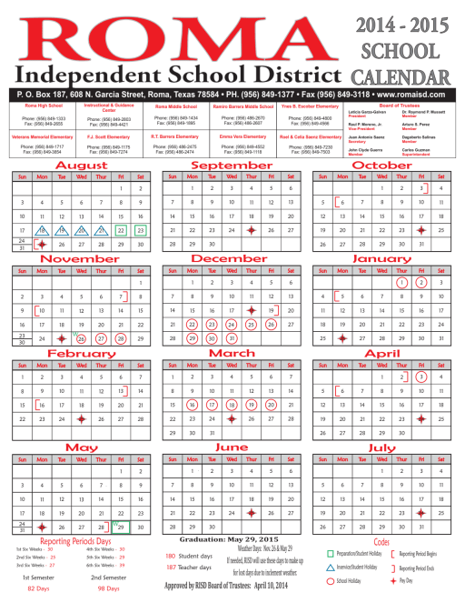 Sisd 2013 2014 School Calendar