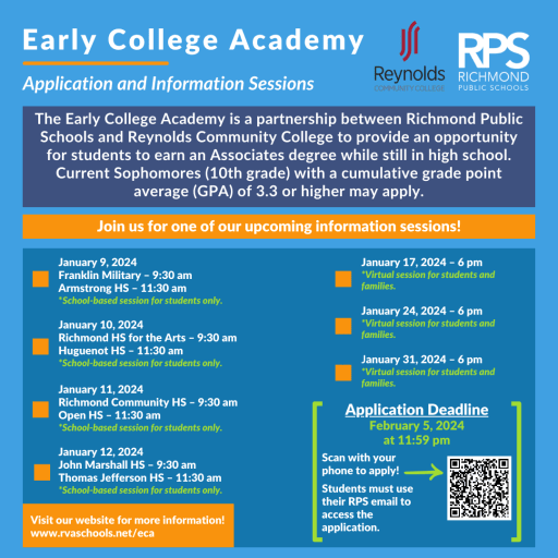 College and Career Pathways - Richmond Public Schools