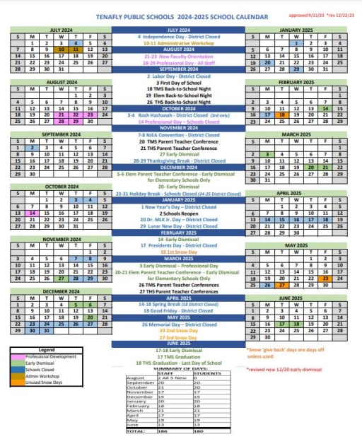 Tps School Calendar 2025