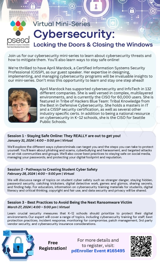 Virtual Mini-Series Cybersecurity: Locking the Doors &amp; Closing the 