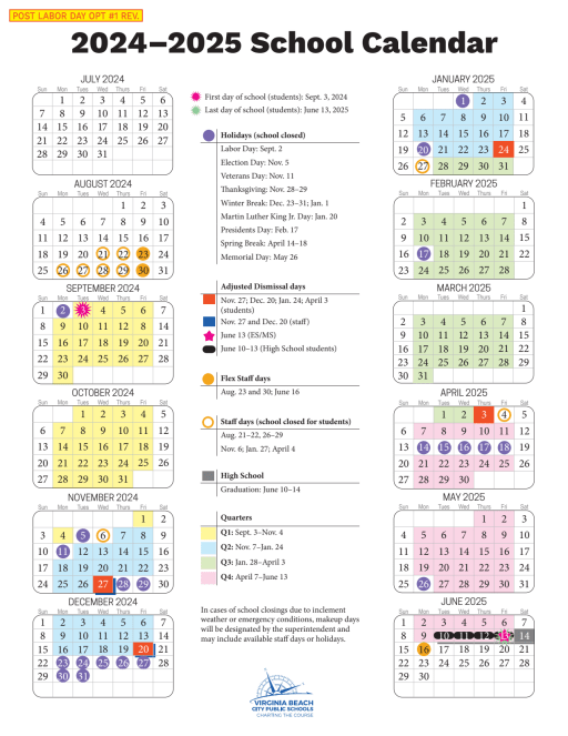 Calendar Feedback - Virginia Beach City Public Schools