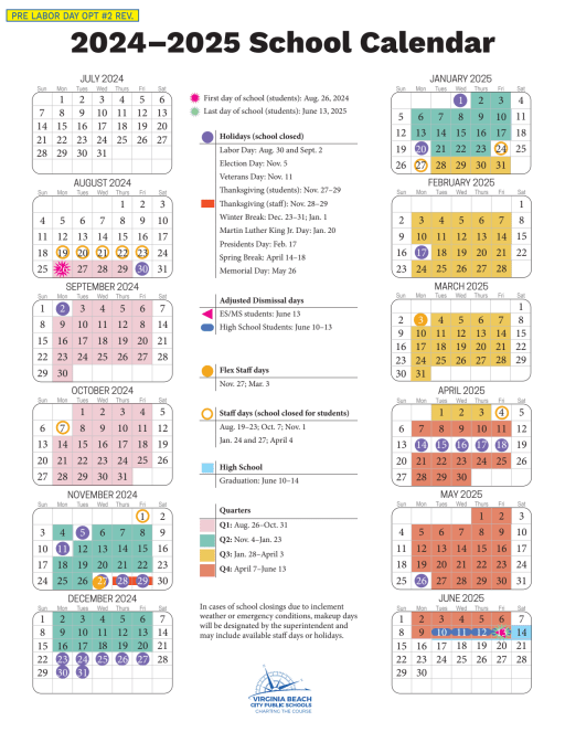 Calendar Feedback - Virginia Beach City Public Schools