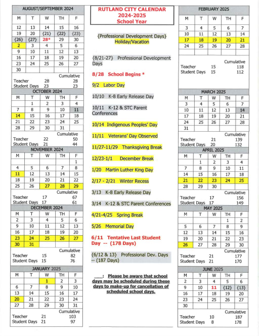 Stc Academic Calendar 2025