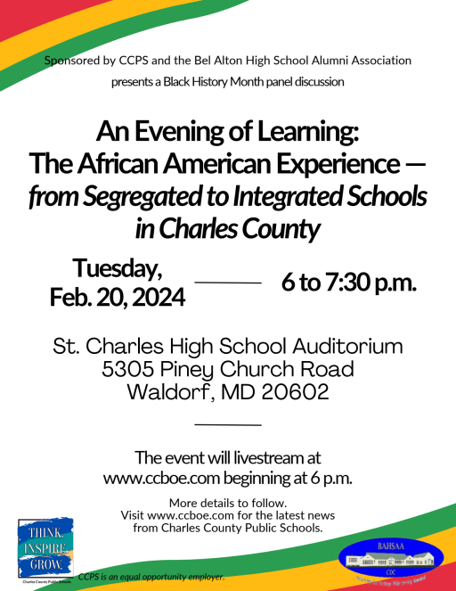 Community Engagement and Equity - Charles County Public Schools