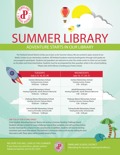 Parkland Summer Camps, Learning Opportunities and More - Parkland School  District