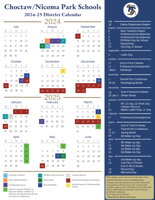 CNP Default Post Page - Choctaw-Nicoma Park School District