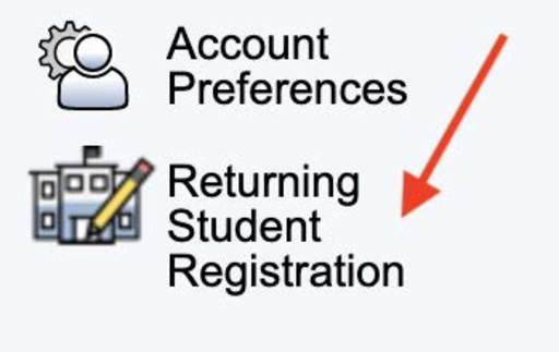 Registration Link Location