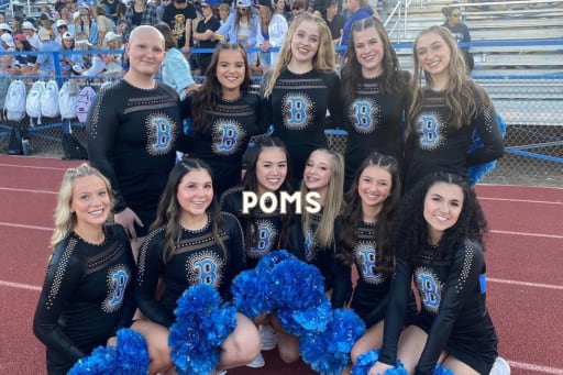 Cheerleader Nadel Silhouette