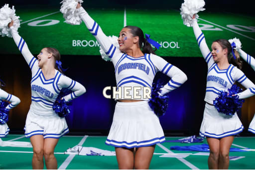 Cheerleader Nadel Silhouette