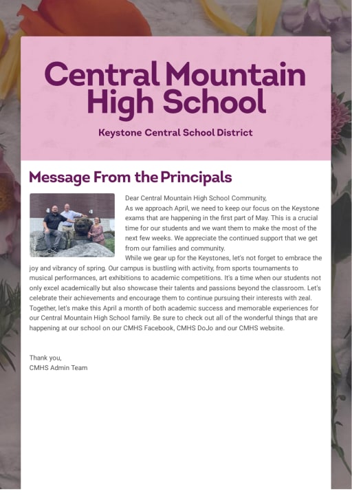 Home - Central Mountain High School