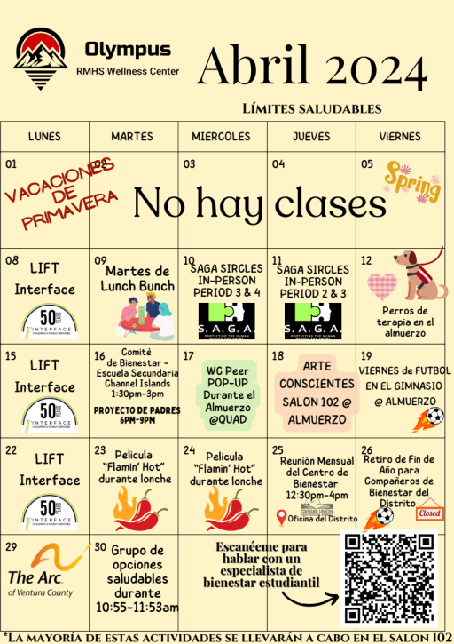 Calendar - Rio Mesa High School