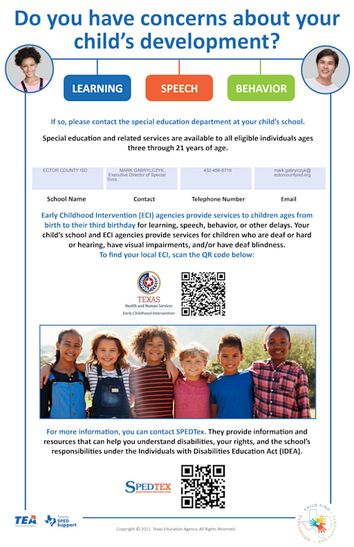 Child Find Public Awareness (English)
