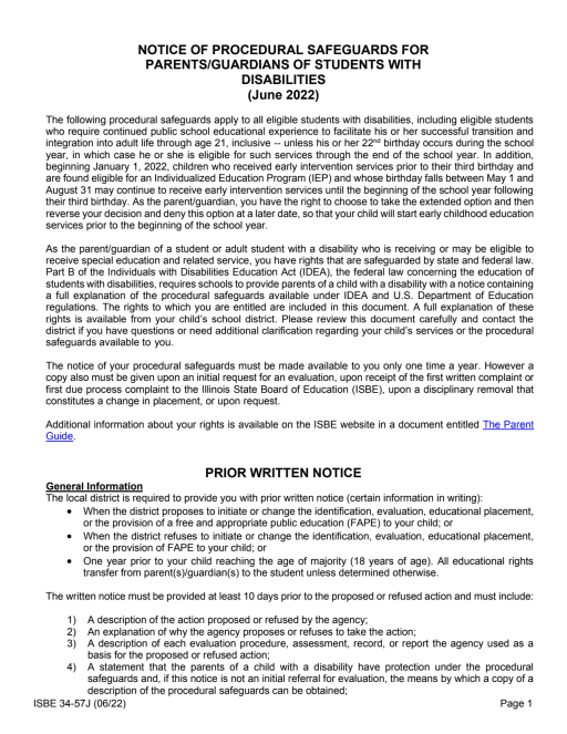 Special Education - Deerfield Public Schools District 109