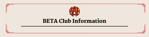 BETA Club Information - William Byrd High School