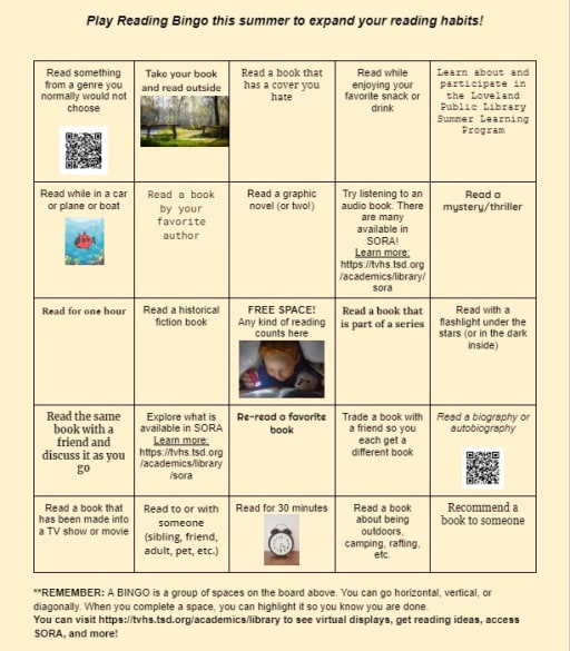 Let's Play Summer Reading BINGO!