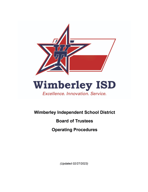 Wimberley Isd Calendar