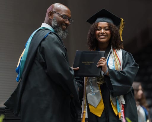 Dress graduation high school top