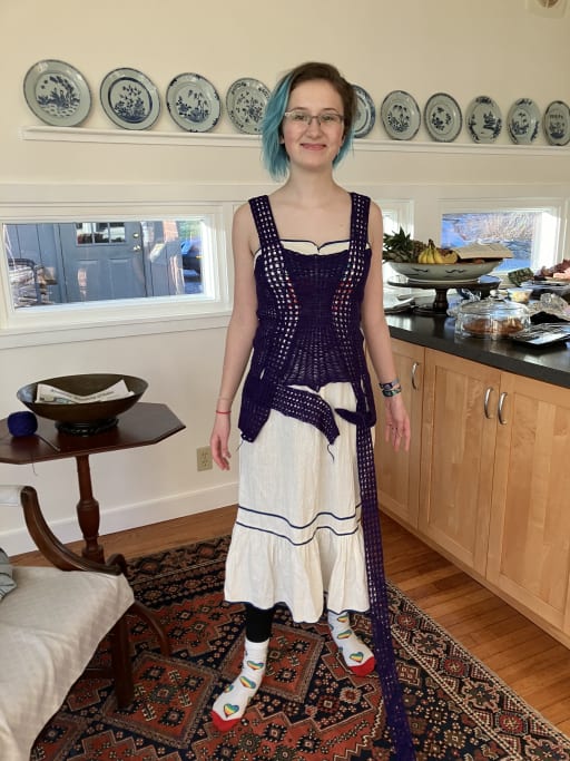 DIY Prom Dress: A Year-Long Crocheting Adventure with Lizzy Wakefield '24 |  News Post