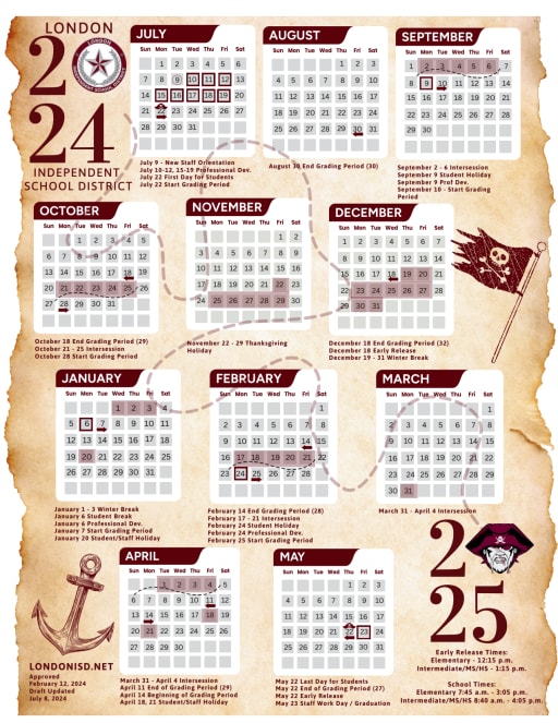 New London Public Schools Calendar 25 26