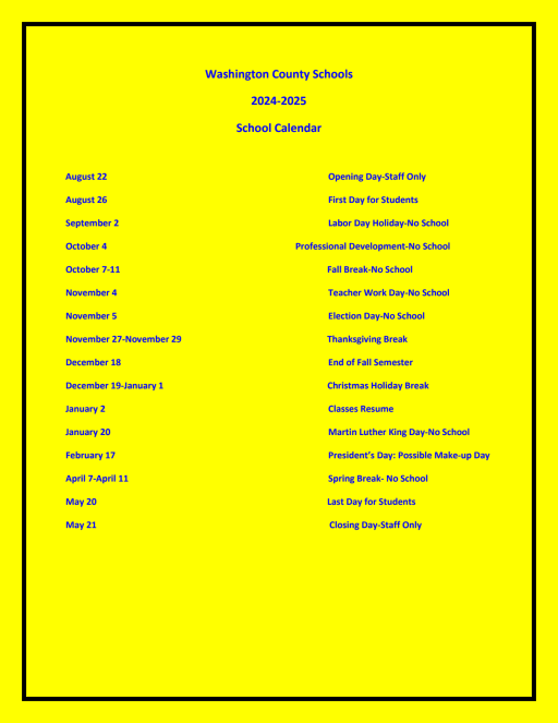 Springfield Public Schools Calendar 2025 20
