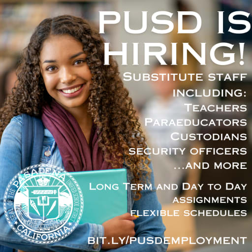 Substitute Teachers - Pasadena Unified School District