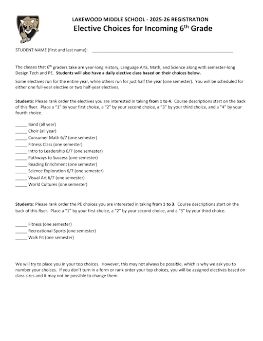 Registration Materials and Forms