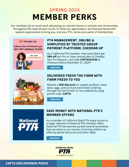 California Pta Wiley Canyon PTA / Membership