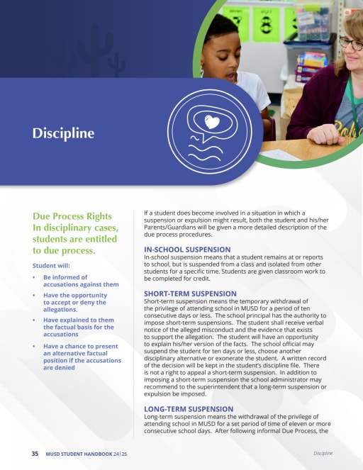 Student Handbook - Saddleback Elementary School