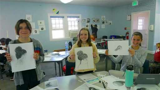 Artwork created by Stanley Middle School students