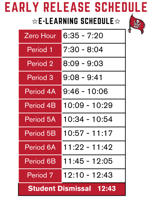 Hours &amp; Bell Schedule - Bolingbrook High School