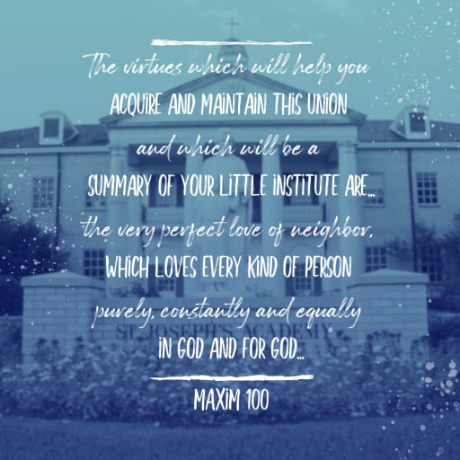 Misericordiam – Unanimity And The ～ The Maxims of Perfection - St. Joseph's Academy