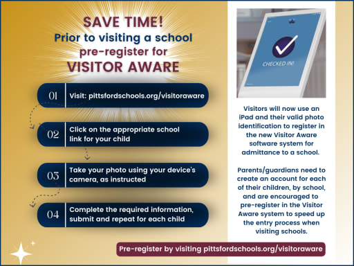 Pre-register on Visitor Aware to Speed up School Entry Process 