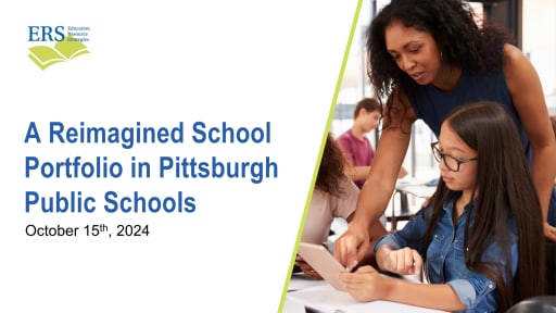 Facilities Utilization Plan - Pittsburgh School District