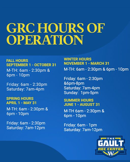 Rec Center Hours Radcliff Center | Garden City, MI