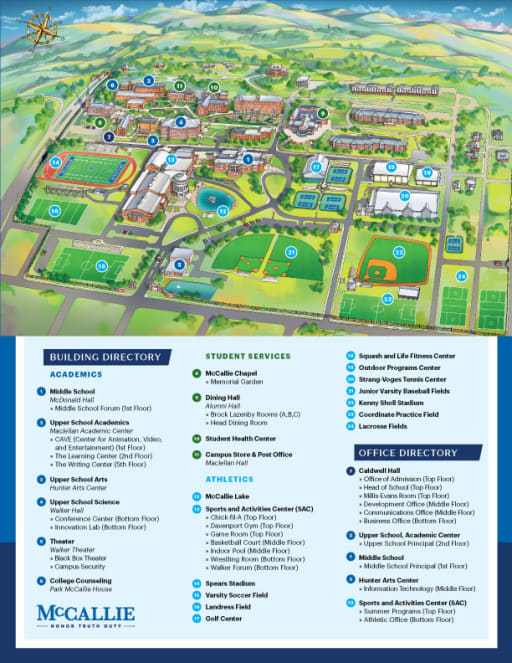 Campus Map - McCallie School
