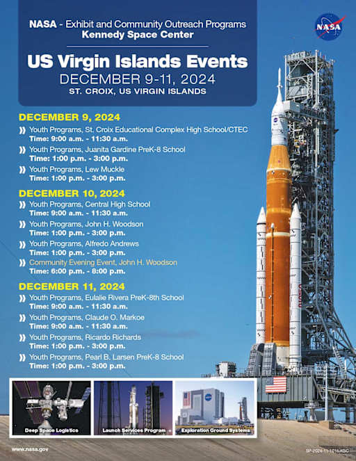 NASA Exhibit and Community Outreach Programs Flyer