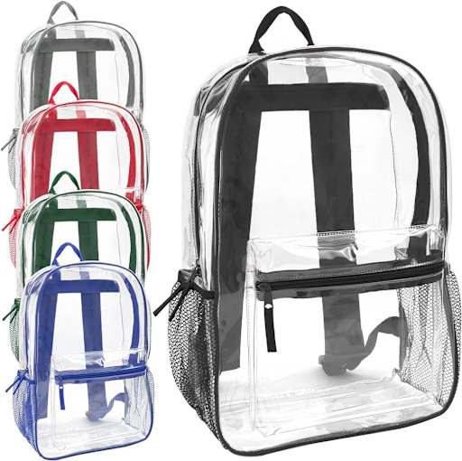 Academy clear backpacks best sale