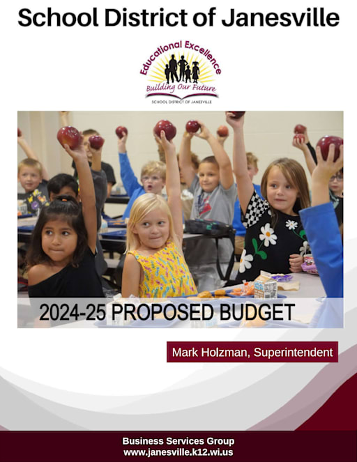 All Budget Books - School District of Janesville, Wisconsin