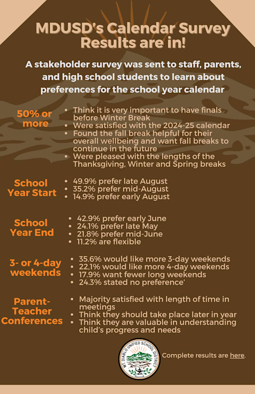 Board approves 2025-26 and 2026-27 MDUSD Academic Calendars | News Details