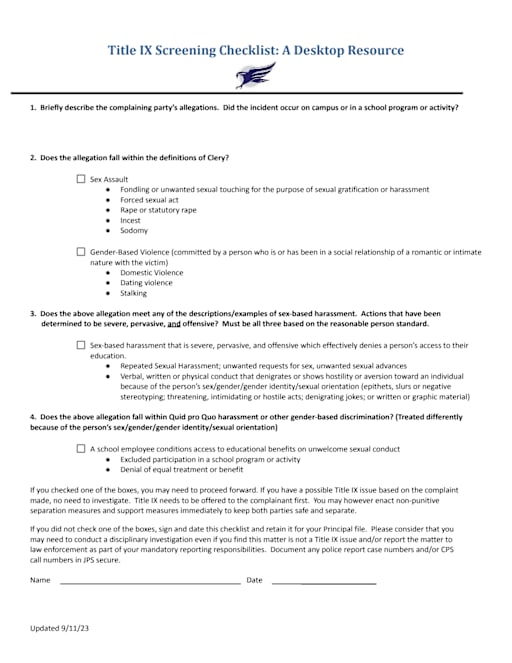 title ix document pdf