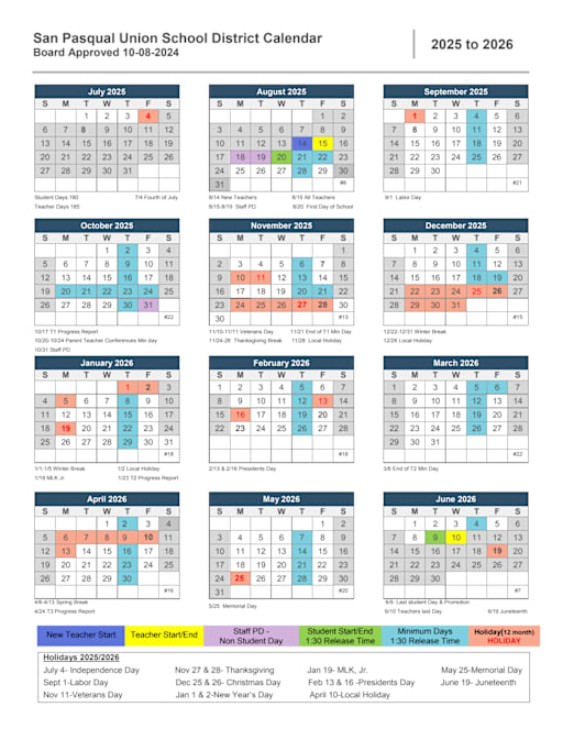 Union College Academic Calendar