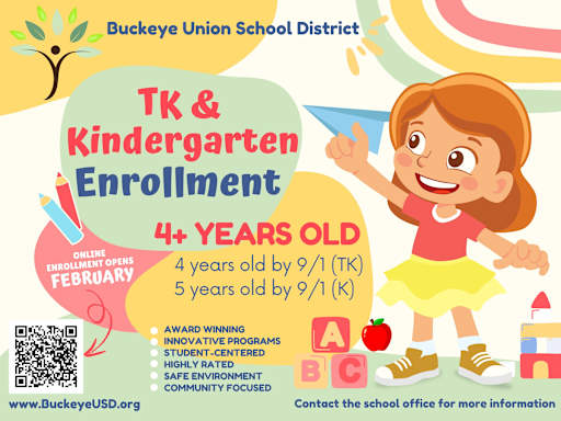 TK K Birthdate Enrollment Poster