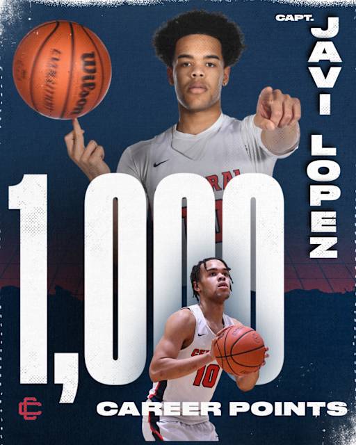 Javi Lopez '26 Celebrates 1,000 Points | cc