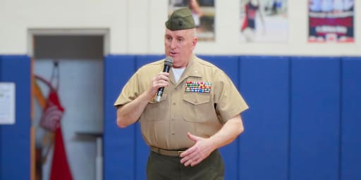 Brien McMahon's Lt. Col. Robert Killackey Prepares for Retirement